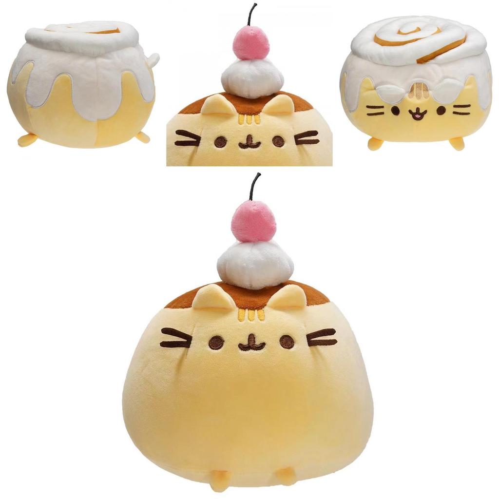 Adorable Plush Toy Pillow With Short Plush Pp Cotton Stuffing Pusheen Cat Series