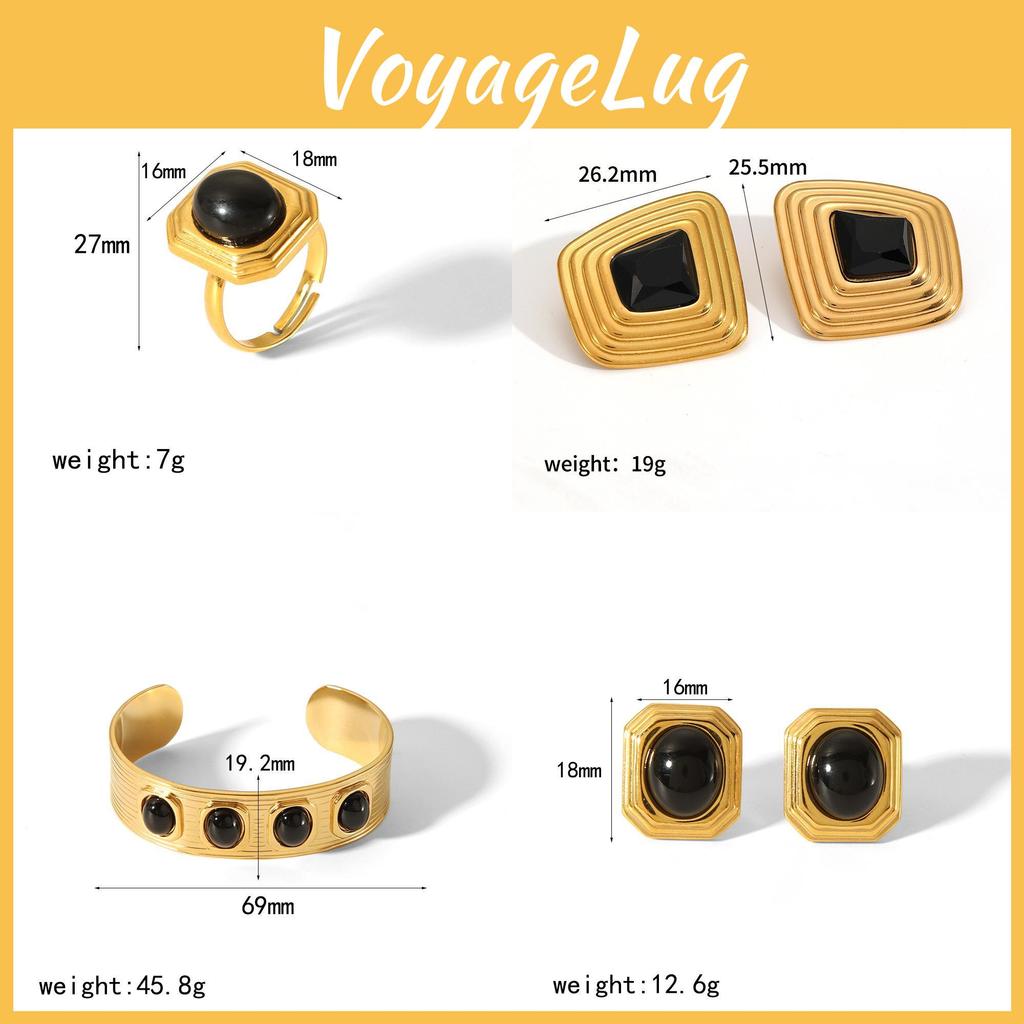 Set de Pendientes Geométricos de Acero Inoxidable para Mujer con Diseño Único para Entusiastas de la Moda