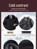 Mid-length Men's Winter Jacket: Warm, Thickened Cotton with Velvet, Genuine Product for Middle-aged and Elderly.