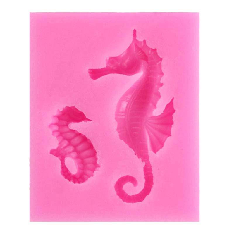 1/2pcs Seahorses Molds Fondant Cake Decorating Tools Silicone Moulds Sugarcrafts Chocolate Baking Tools For Cakes Gumpaste Form