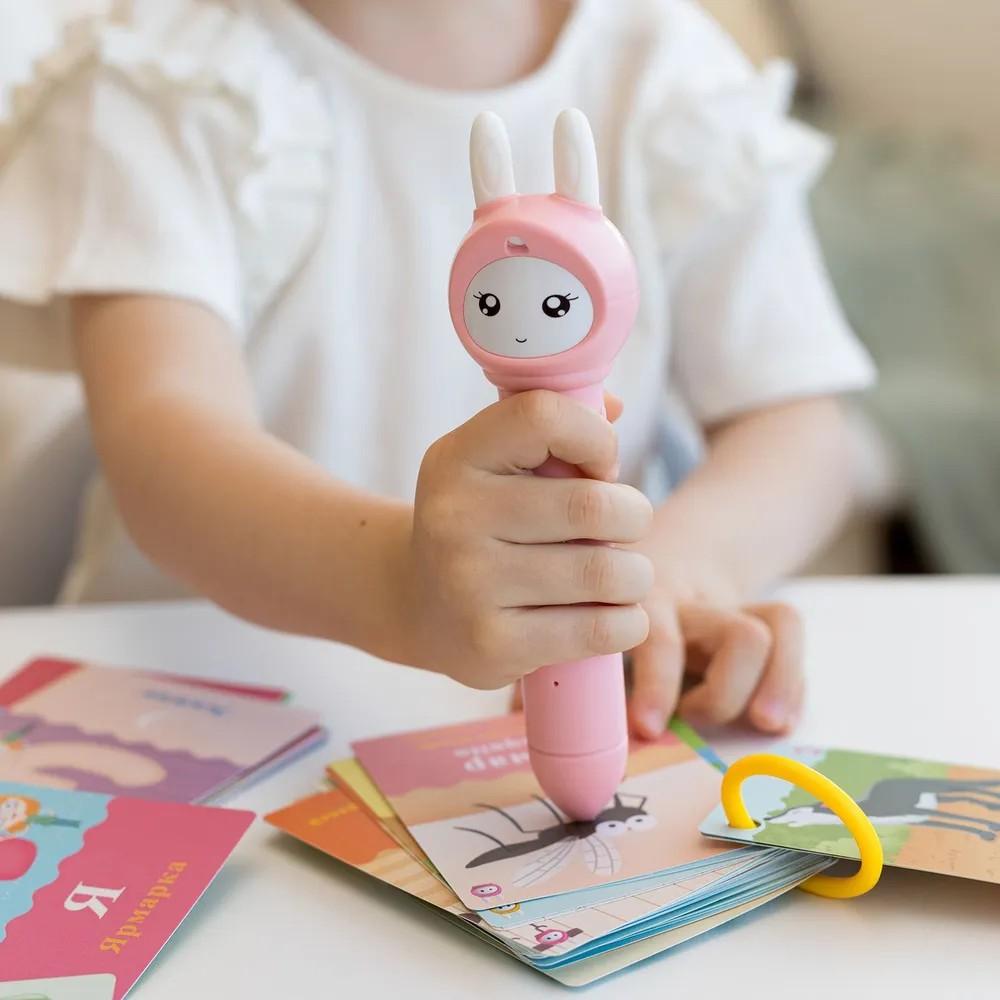 Biidi I bambini russi puntano la penna da lettura per la prima educazione, un giocattolo educativo