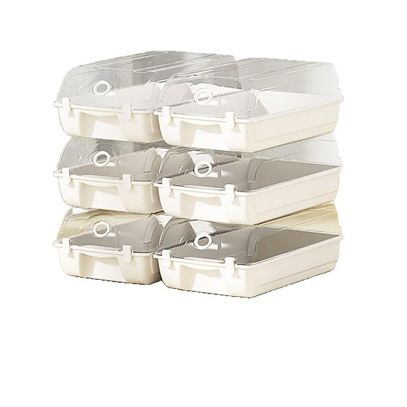 Transparent Space-Saving Long Boot Storage Box - No-Installation Shoe Cabinet
