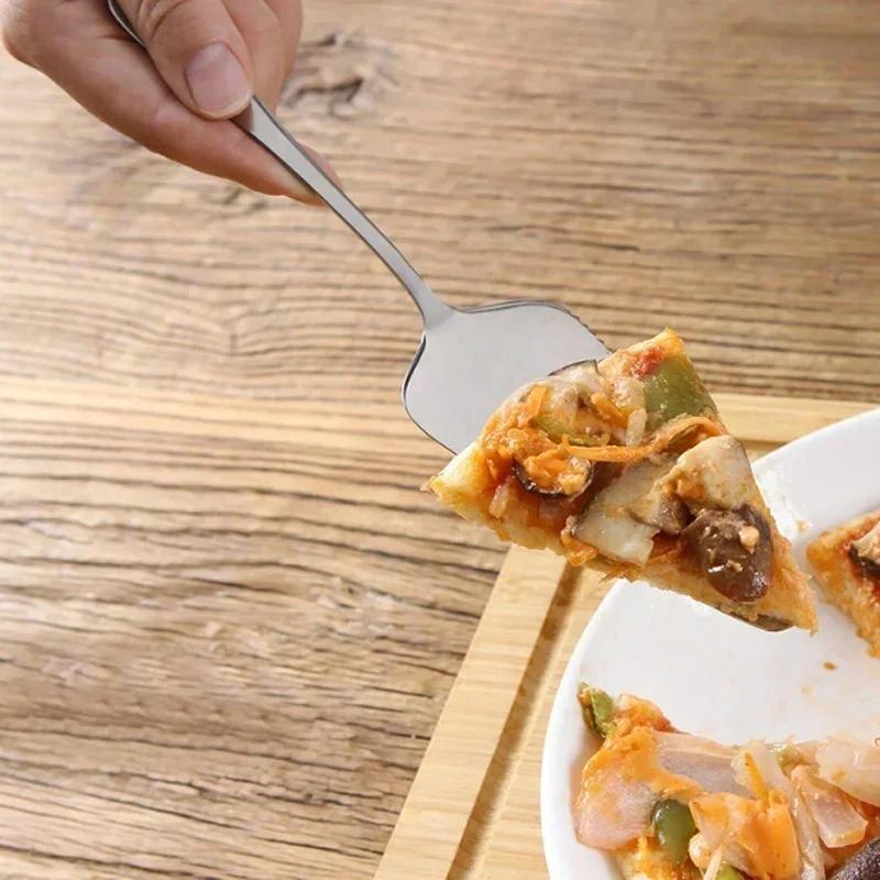Pala pentru Tort Colorată din Oțel Inoxidabil, Cuțit, Servitor pentru Plăcintă, Pizza, Brânză, Cuțite pentru Divizarea Tortului, Accesoriu Convenabil pentru Copt, Ustensilă de Bucătărie