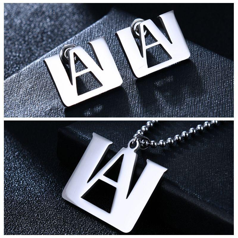 

My Hero Academia Аниме-ожерелье Ювелирные изделия для девочек-подростков Аниме-вещи My Hero Academia Косплей-товары Подарок для мальчиков и девочек на вечеринку Jewelry set серебряный