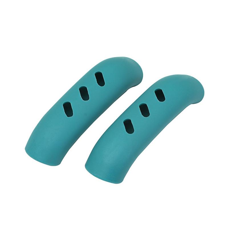 

2 pairs Silicone Pan Handle Anti-Ironing Sleeve Iron Pan Wok Ears Anti-Ironing Handle Sleeve Heat-Resistant 2 pairs зелёный