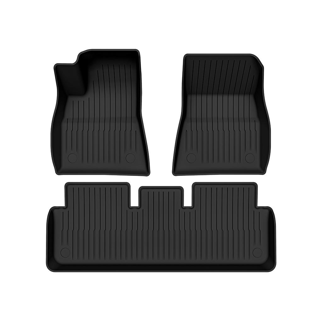 Easy To Clean Interior Accessories Car Looking New Floor Mats For Model Y /Model 3 TPE Floor Mats