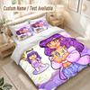 Aphmau Bedding Set, 1 Duvet Cover & 2 Pillowcases Soft Comfortable Bedroom Home Textile Decor