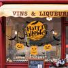 Halloween Fönsterklistermärke Pumpa Fladdermus Väggklistermärke Vattentätt Självhäftande Klistermärke för Hem Vardagsrum Butiker Barer