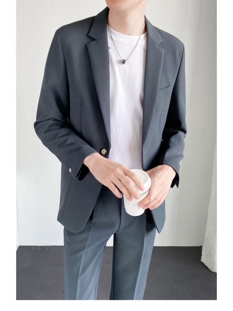 Men's Korean Style Business Casual and Groomsmen Suits for Spring/Autumn