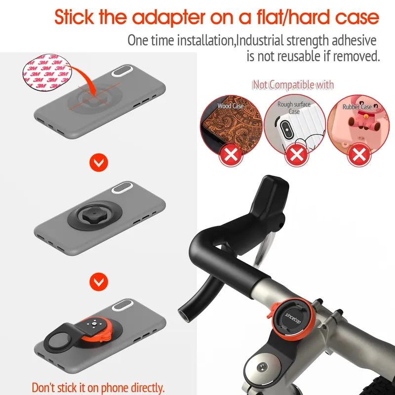 Uchwyt na telefon na mostek roweru górskiego Rower MTB Stojak montowany na mostku Nawigator Moto Kolarstwo outdoorowe Smartfon dla Xiaomi iPhone