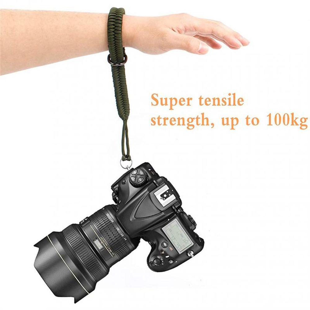 DSLR Accessories Hand-Woven Wristband Quick Release Connector SLR Camera Shoulder Strap With Base