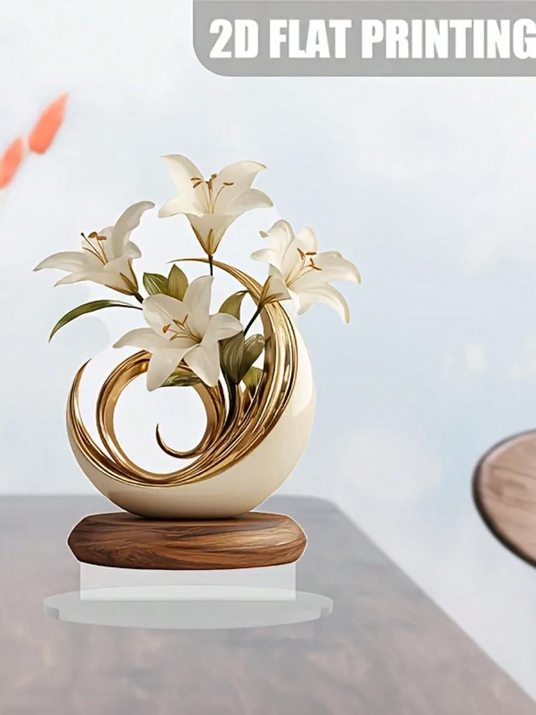 1 Stück Tischblumen-Dekoration - Schreibtisch-Schild, Geeignet für Wohnzimmer-, Schlafzimmer-, Arbeitszimmer- und Bürodekoration