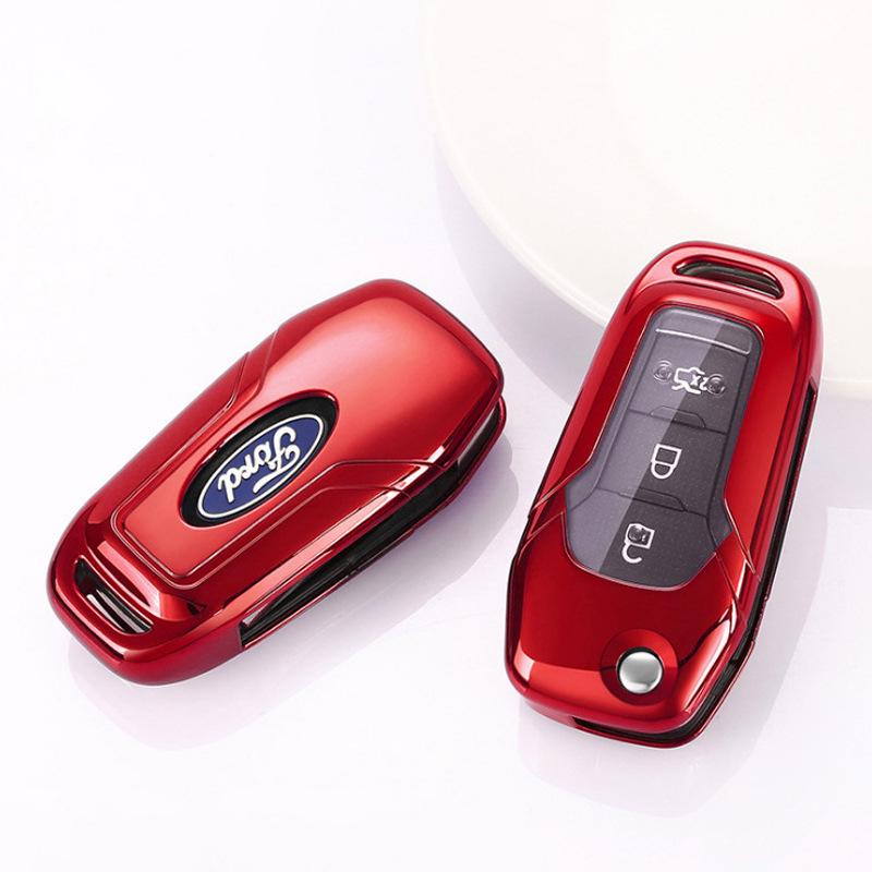 Handpicked Key Case Cover Compatible with Ford Focus, Mondeo, Fiesta, Ecosport, Escort, Yibo