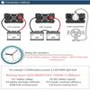 DC 12V/24V To AC 110V/220V Peak Pure Sine Wave Voltage Transformer Converter Adapter Solar Car Power Inverter 5000W 6000W