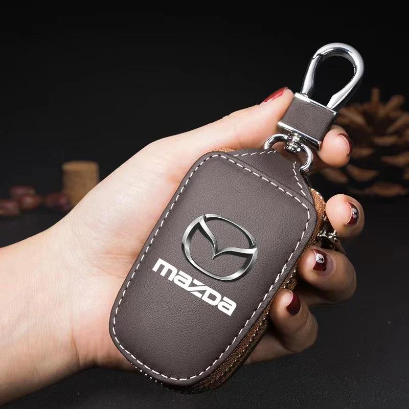 2025 Gorący Odporny Na Kolor Premium Inteligentne Etui na Brelok Samochodowy Pyłoszczelny Organizer na Klucze Samochodowe Do Mazda 6 3 CX5 5 323 CX7 Demio Atenza Axela
