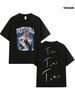 Cantante TINI STOESSEL Futuras Nuovo Album Design Maglietta Stile Hakujuku Estiva Unisex Maglietta per Coppia Cotone Puro Maglietta Oversize