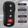 fits Nissan Infiniti Key Fob Remote Case Cover Skin Protector