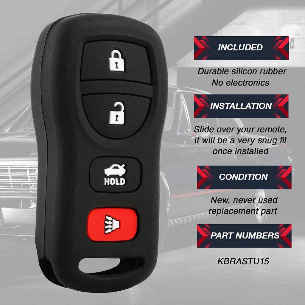 fits Nissan Infiniti Key Fob Remote Case Cover Skin Protector