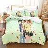 Golden Time Bedding Set Single Twin Full Queen King Size Bed Set Adult Kid Bedroom Three-piece Suits 3D Print Anime Bed She