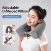 Travel Neck Pillow Memory Foam U-shaped Pillow Snail Style Travel Neck Support Portable Adjustable Soft Noon Break Sleep Pillows