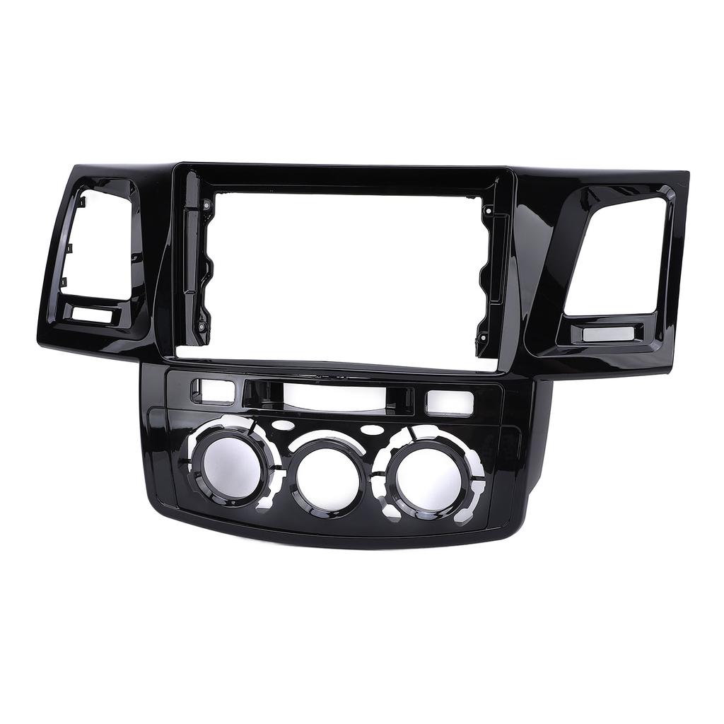Car Stereo Radio Fascia 9 Inch Black Protective Prevent Scratch Navigation Panel Frame for Hilux 201