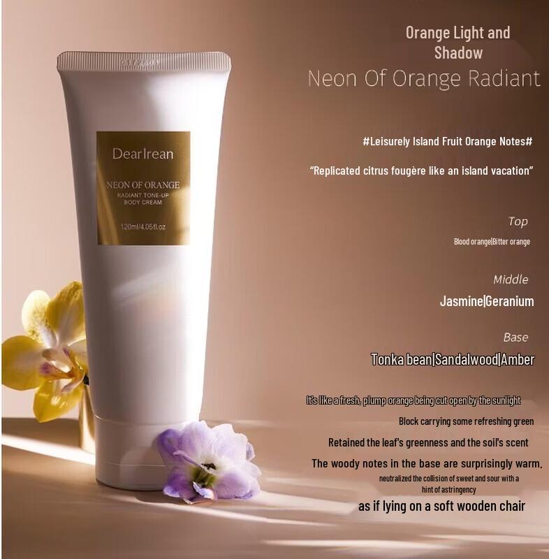 Liebe Iirean Light & Shadow Aufhellende Körper-Ton-Up-Creme Orange