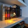 Vintage Gothic Metal Reading Lamp Led Night Light Ornament Book Decor Hanging Bookshelf Lamp For Study Home Library