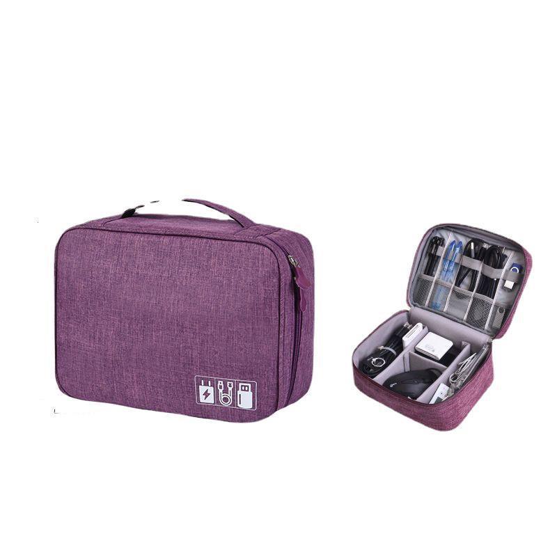 Portable Large Capacity Waterproof Multi-Functional Storage Bag for Electronics & Makeup