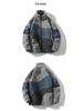 Men's Autumn-Winter Lambswool Fleece Jacket - Fashion Trend Color Block Stand-up Collar Coat