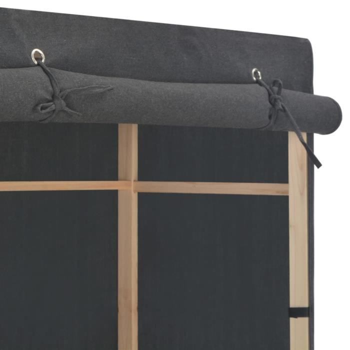VidaXL 3-Tier Wardrobe Grey 79 X 40 X 170 Cm Fabric