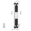 1 set Pedale Gradino Sostituzione per Scala Piscina Acciaio Inossidabile 304 Gradini Scala Piscina Con Tappetini Gomma Antiscivolo Per Piscine Fuori Terra