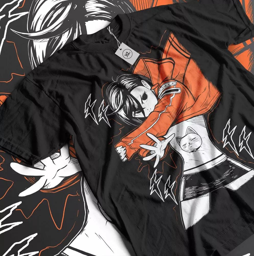 Ayase Momo Tshirt Dandadan Cosplay Anime Gift Exclusive Shirt Black S