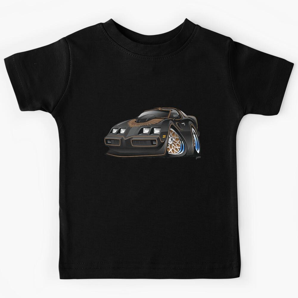 Classic Seventies Muscle Car Hot Rod Cartoon Kids T-Shirt 100