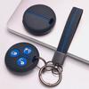Key Fob Cover for Mercedes Fortwo Forfour 453 with Keychain Anti-Scratch Surface Shockproof Structure Soft Grip Texture Easy Install Design