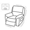 1PC Covers for Sofa Recliners, Pet Dog Kid Mat  Elastic Armchair Furniture Protector Washable Anti-slip Recliner Chair Cover