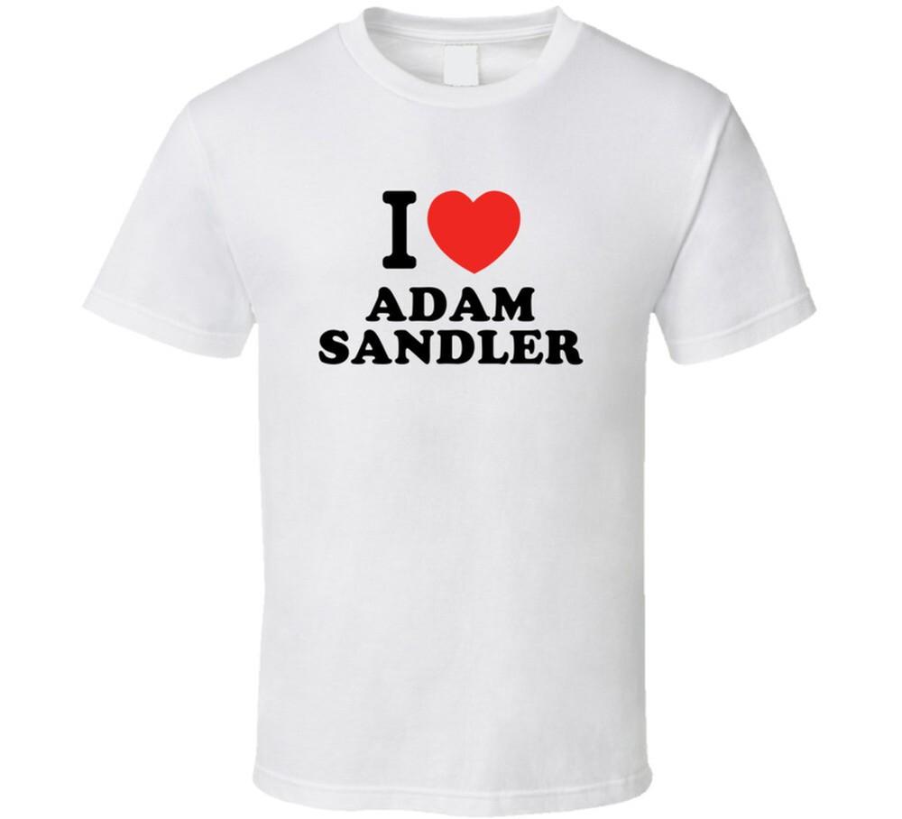 

I Heart Adam Sandler Action Movie Star Actor Fan T Shirt 3XL