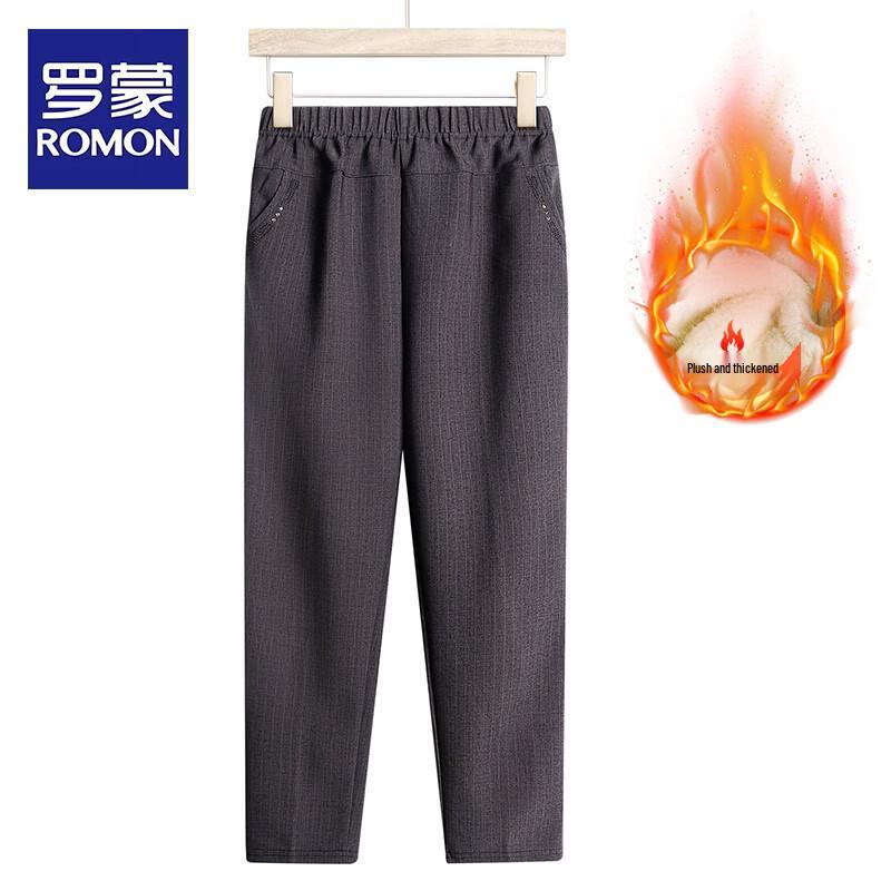 ROMON Women's Fleece-Lined Straight-Leg Pants