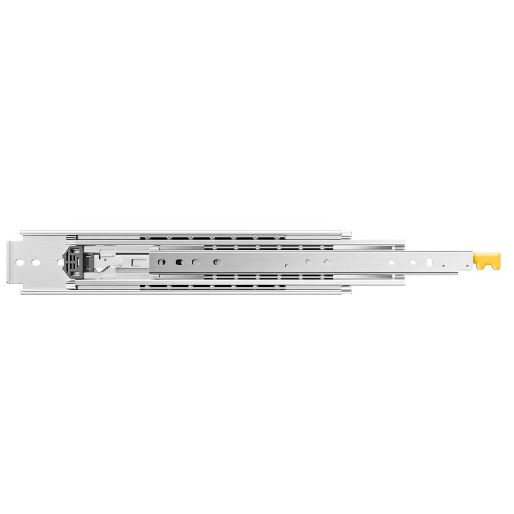 1 Paar 18-60 Zoll Schubladenschienen mit Soft-Close-Funktion, Kugellager, Vollauszug