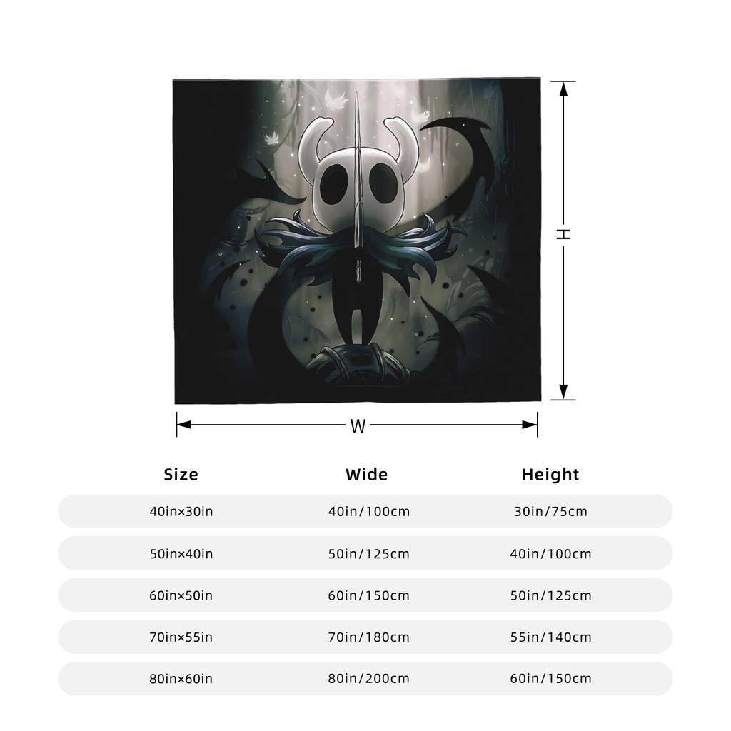 Hollow Knight Silksong Flauschige Decke Cartoon Individuelle Überwurfdecke für Zuhause 200x150cm Plüsch Dünne Steppdecke