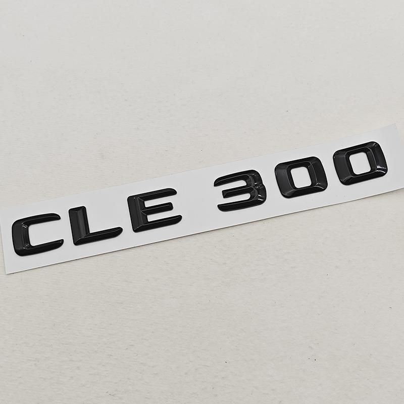 3D ABS Car Letters Logo CLE300 CLE450 Badge Sticker Rear Trunk Emblem For Mercedes Benz CLE300 CLE450 Auto Model Accessories