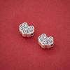S999 Sterling Silver Chinese Auspicious Cloud Ruyi Spacer Beads for Bracelet DIY