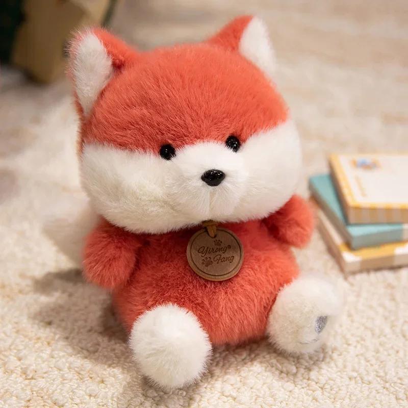Cute Sitting Animals Panda Fox  Cat Soft Plush Dolls Stuffed Capybara Pig Plushie Baby Toys Gifts For Children Christmas Present