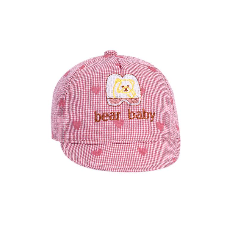Adorable Bear Soft-Brim Sun Hat for Baby Boys & Girls