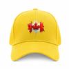 Canada Maple Leaf Printed Multicolor Adjustable Baseball Cap for Outdoor Travel Daily Commute Campus Street