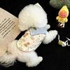 Dog clothes autumn and winter cartoon Bigbear cat Pomeranian puppet teddy small dog velvet warm pet vest