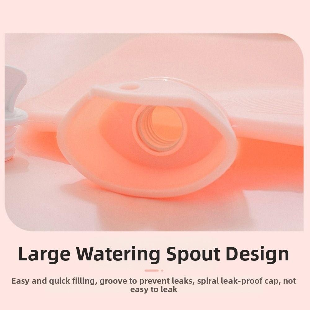 PVC Plush Shark Hot Water Bottle Insulating Winter Warm Bottle Portable Heat Reusable Bag  Home