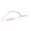 2Pcs Car Chrome Stainless Steel Front Grill Grille Cover Decorative Trim Strips Mouldings Fit for Toyota Rav4 2019