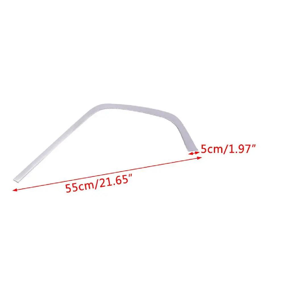 2Pcs Car Chrome Stainless Steel Front Grill Grille Cover Decorative Trim Strips Mouldings Fit for Toyota Rav4 2019