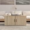 816515 vidaXL Coffee Table Sonoma Oak 80x50x36 Cm Engineered Wood