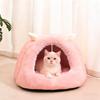 Durable Winter Multiple Colors Detachable Cat House Semi-Enclosed Four-Season Universal Pet Nest Small Pet Shelter Washable Pet Supplies